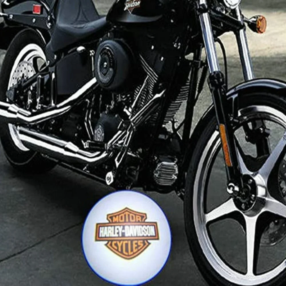 4x PCs Harley Davidson Logo Wireless Car Door Welcome Laser Projector Emblem